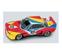 Véhicule miniature de collection - CONSTRUCTOR MODELS - BMW 3.0 CSL - Art Car Alexander Calder - Le Mans 1975/80 - Échelle 1/43