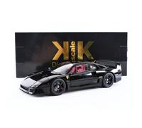 Véhicule miniature de collection - KK SCALE MODELS - Ferrari F40 Lightweight (1990) - Échelle 1/18 - Noir - Réf. 180812BK