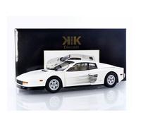 KK-Scale Modèle voiture Ferrari Testarossa Monospecchio 1984 blanc 1/12 portes/capot/phares ouvrants
