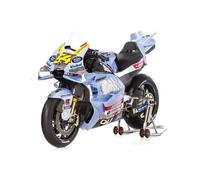 Véhicule miniature de collection - MAISTO - Ducati Desmosedici GP25 - Échelle 1/18 - MotoGP 2025 - Bleu clair
