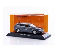 Minichamps Modèle de voiture AUD. RS6 Avant Gris métallisé 2002 Échelle 1/43