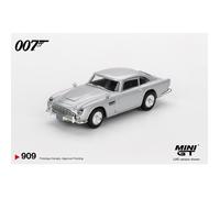 Véhicule miniature de collection - MINI GT - Aston Martin DB5 Casino Royale - Échelle 1/64 - Silver - Packaging anglais 2006