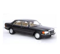 Norev Modèle réduit Mercedes‑Benz 560 SEL W126 1991 1:18 Noir intérieur rouge