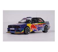 Véhicule miniature de collection - OTTO MOBILE - BMW E30 V8 DRIFT - Échelle 1/18 (édition 2025) - Argent/Bleu/Rouge