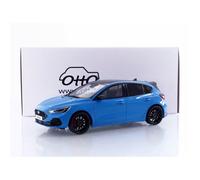 Véhicule miniature de collection - OTTO MOBILE - Ford Focus ST Edition 2024 - 1/18 - Azure Blue - Dès 14 ans