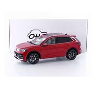 Véhicule miniature de collection - OTTO MOBILE - Volkswagen Tiguan E TSI R-Line 2024 - Échelle 1/18 - Rouge métallisé - Réf. OT489