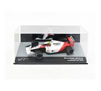 Véhicule miniature de collection - PROMOCAR - McLaren Honda MP4/6 1/43 - World Champion 1991 - Ayrton Senna - Rouge/Blanc