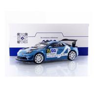 Véhicule miniature de collection - SOLIDO - ALPINE A110 RGT+ - Échelle 1/18 - Édition Rallye du Mont Blanc 2024 - Bleu