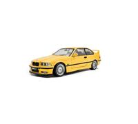 Véhicule miniature de collection - SOLIDO - BMW M3 (E36) Coupé 1991 - Dakar Yellow - Échelle 1/18 - Réf. S1803917
