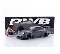Solido Kit carrosserie S1807517 1/18 RWB – gris – avec figurine Mr. Nakai (produit fini)