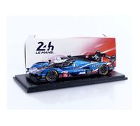 Véhicule miniature de collection - SPARK - ALPINE A424 - Échelle 1/43 - 24H Le Mans 2025 - Bleu/Rouge