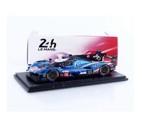 Véhicule miniature de collection - SPARK - Alpine A424 - Échelle 1/43 - 24H Le Mans 2025 - Bleu/Rouge