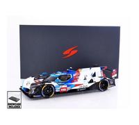 Véhicule miniature de collection - SPARK - BMW M HYBRID V8 24H LE MANS 2024 - Échelle 1/18 - Blanc/Bleu/Rouge