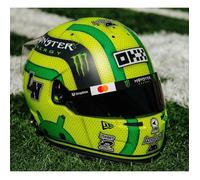 Véhicule miniature de collection - SPARK - CASQUE LANDO NORRIS USA GP 2025 5HF228 - Échelle 1/5 - Jaune/Vert - 14+