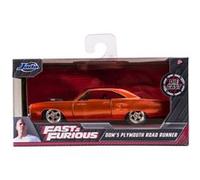 Véhicule miniature Fast & Furious Dom's Plymouth Road Runner Orange G