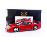KK-Scale - Voiture miniature Ferrari F40 (1987) - Échelle 1/12 - Rouge - avec ouvrants