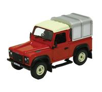 Véhicule miniature Land Rover Defender 90 avec hardtop - BRITAINS - Rouge - Pour enfants de 3 ans et plus