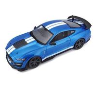 Véhicule miniature MAISTO 1/18 Ford SHELBY - Bleue et blanche - Intérieur - Garçon - 3 ans et plus