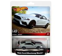 Véhicule miniature - Mattel - Ford Mustang - Échelle 1:43 - Métal - Noir