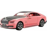 Véhicule Miniature métal moulé sous Pression l'épour Chelle 1:24 réplique pour Rolls-Royce Spectre Dawn Alliage avec Effets sonores Lumineux rétrofriction(Rose)