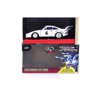 Jada Véhicule miniature Porsche 935 Martini Racing n°4 Coupé 1981 1/32 Transformers Blanc