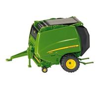 siku 2465, Presse à Balles Rondes John Deere 990, 1:32, Métal/plastique, Vert, Côté et hayon ouvrables