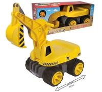 Véhicule miniature - SMOBY - BIG MAXI Pelleteuse - Bras articulé - Roues silencieuses - Jaune