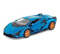 Véhicule miniature - ULYSSE - Lamborghini Sián fkp 37 - Métal - Rétrofriction - Portières ouvrantes