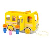 Véhicule miniature - Ulysse - Routoudou - Bus Scolaire - 5 personnages amovibles - Effets sonores et lumineux