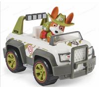 PAW Patrol - Pat Patrouille - Véhicule Figurine Tracker - Voiture Figurine À Collectionner - Pat Patrouille Jouet - Plastique Recyclé - Voiture Enfant - Jouet Enfant 3 Ans Et +