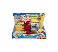 PAW Patrol , Mighty Pups Super PAWs, Camion de pompier Powered Up transformable de Marcus