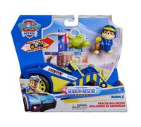 Véhicule Paw Patrol (Spin Master) Rescue Bulldozer Rubble rétrofriction avec figurine et tortue Multicolore