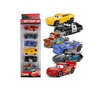 Véhicule Pixar Mack Jeu Enfant Pack de 6 Pièces, 7*3.3*2cm / voiture-Jaune,Bleu,Noir,Marron et Rouge