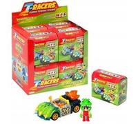 Véhicule pliable avec figurine T-Racers Glow Race series 4 mix G