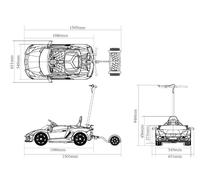 Véhicule pour enfants - Voiture électrique "Lamborghini Aventador SVJ" - sous licence - 12V7AH, 2 moteurs- 2,4Ghz télécommande, MP3, siège en cuir+EVA -018B