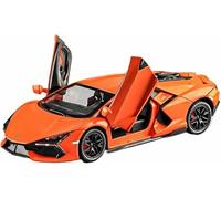 Véhicule pour Miniature métal moulé sous Pression l'épour Chelle 1:24 pour Lamborghini LPI800-4 Huracán STO Aventador Revuelto Voiture Alliage(Aventador Orange)