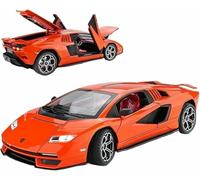 Véhicule pour Miniature métal moulé sous Pression l'épour Chelle 1:24 pour Lamborghini LPI800-4 Huracán STO Aventador Revuelto Voiture Alliage(Lpi800-4 Orange)