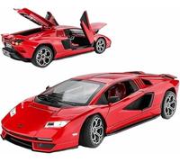 Véhicule pour Miniature métal moulé sous Pression l'épour Chelle 1:24 pour Lamborghini LPI800-4 Huracán STO Aventador Revuelto Voiture Alliage(Lpi800-4 Red)