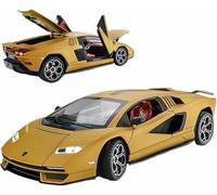 Véhicule pour Miniature métal moulé sous Pression l'épour Chelle 1:24 pour Lamborghini LPI800-4 Huracán STO Aventador Revuelto Voiture Alliage(Lpi800-4 Gold)