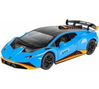 Véhicule pour Miniature métal moulé sous Pression l'épour Chelle 1:24 pour Lamborghini LPI800-4 Huracán STO Aventador Revuelto Voiture Alliage(STO Blue)
