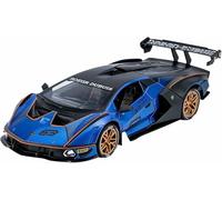 Véhicule pour Miniature métal moulé sous Pression l'épour Chelle 1:24 pour Lamborghini LPI800-4 Huracán STO Aventador Revuelto Voiture Alliage(Scv12 Blue)