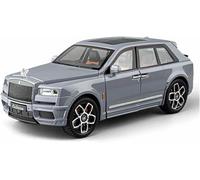 Véhicule pour Rolls Royce pour Cullinan SUV métal moulé sous Pression épour Chelle 1:24 modèle réduit Alliage Simulation Statique Jouet Objet Collection Cadeau(Chrome)