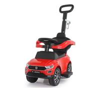 Véhicule Pousse-Pousse VW T-Roc 3en1 Rouge pour Enfants