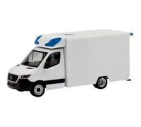 Herpa 013826 H0 Modèle réduit de véhicule prioritaire Mercedes Benz Minikit Sprinter 18 Fahrtec RTW (nouvelle structure), blanc