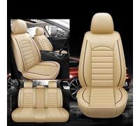 VéHicule Protection Tapis Housse Siège Voiture En Cuir Pour Lexus Pour ES IS-C IS350 LS RX NX GS CT GX LX RC RX300 LX570 RX350 LX470 CT200T Housse Couvre Sieges(Beige)