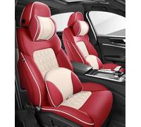 VéHicule Protection Tapis Housse Siège Voiture Personnalisée Couvre-siège Entièrement Couvert À 360 ° Pour Ford Pour Mondeo Pour Mk4 2007-2014 Housse Couvre Sieges(Red beige A)
