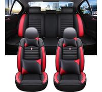 VéHicule Protection Tapis Housse Siège Voiture Universelle Pour Kuga Pour Astra Pour Volvo Pour S60 Pour Qashqai Pour J11 Détails Intérieurs Housse Couvre Sieges(Black Red A)