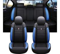 VéHicule Protection Tapis Housse Siège Voiture Universelle Pour Kuga Pour Astra Pour Volvo Pour S60 Pour Qashqai Pour J11 Détails Intérieurs Housse Couvre Sieges(Noir BLEU)
