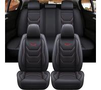 VéHicule Protection Tapis Housse Siège Voiture Universelle Protection Intérieur Pour Dodge Pour Challenger Pour Chevy Pour Orangé Pour Focus 3 Housse Couvre Sieges(Noir rouge)