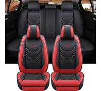 VéHicule Protection Tapis Housse Siège Voiture Universelle Protection Intérieur Pour Dodge Pour Challenger Pour Chevy Pour Orangé Pour Focus 3 Housse Couvre Sieges(Rouge)